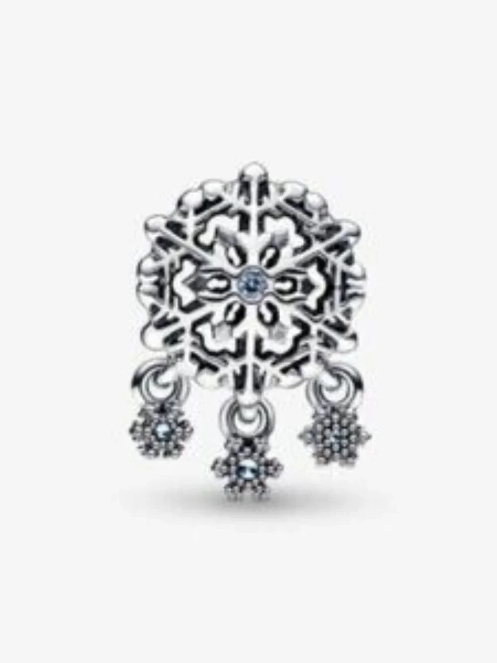 Pandora Icy Snowflake Drop Charm
